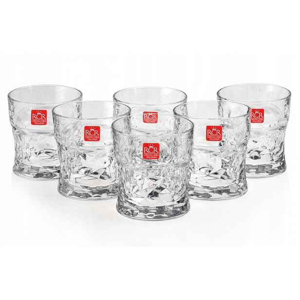 Sklenice křišťál na whisky Rcr Sound Funky 320 ml 6 Ks.