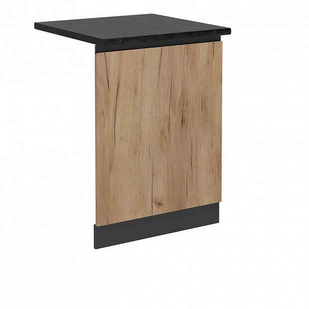 Vicco ČELNÍ PANEL MYČKY R-Line Zlatý mocný dub 60 cm , PD Antracit