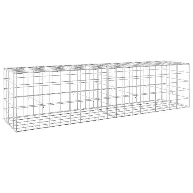 vidaXL Gabion s drátem 3,5 mm a síťkou 10x10 cm 200x50x50 cm
