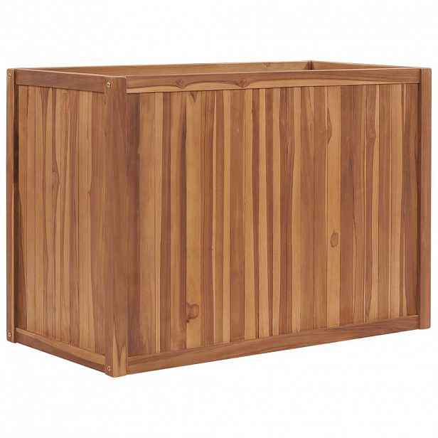 vidaXL Vyvýšený záhon 100 x 50 x 70 cm masivní teakové dřevo