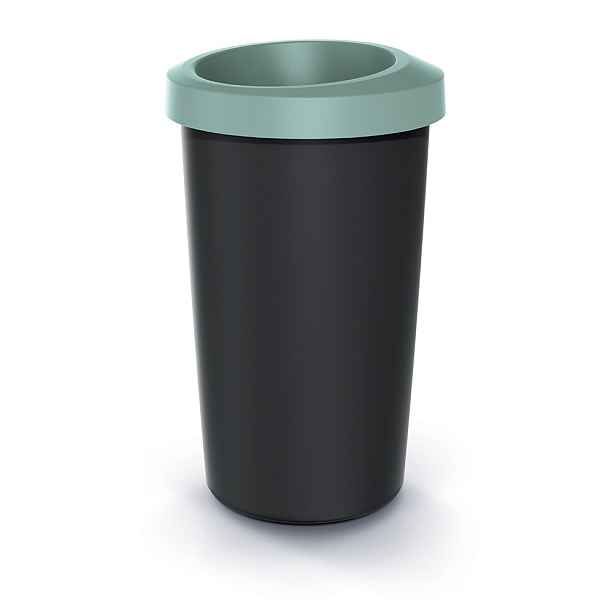 Prosperplast Odpadkový koš COMPACTO světle zelený/černý, varianta 35 l