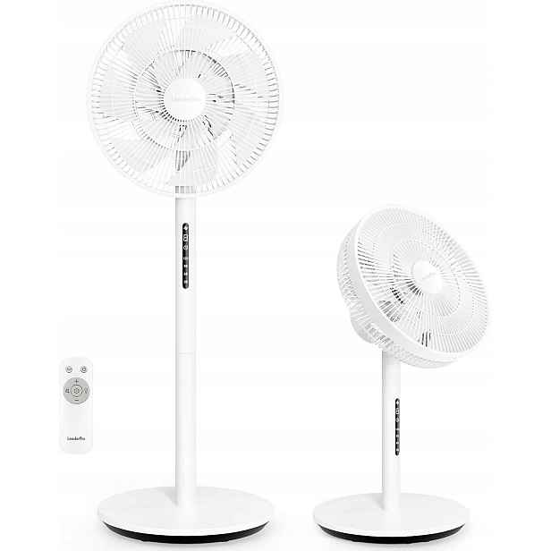Stojanový ventilátor Tichý 12dB DC 3D Pilot Cirkulátor 2v1 LeaderPro FS02DC