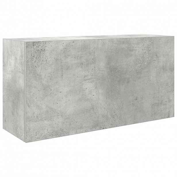 vidaXL Koupelnová nástěnná skříňka betonově šedá 80x25x40 cm kompozit