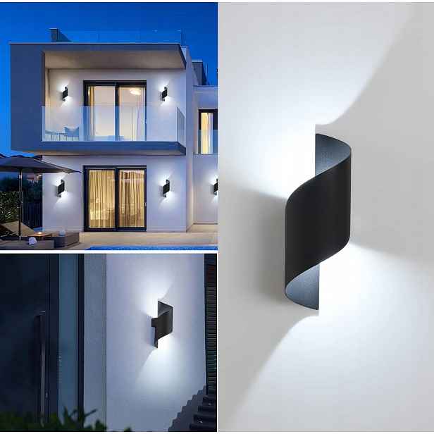 Zahradní Fasádní Lampa S Venkovním Nástěnným Svítidlem 10W 3000K Led IP65