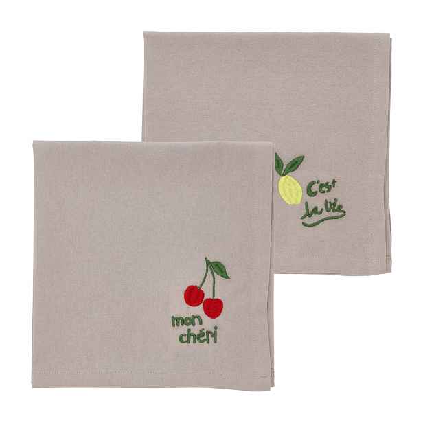 Textilní ubrousky v sadě 2 ks 40x40 cm Bistro – Södahl