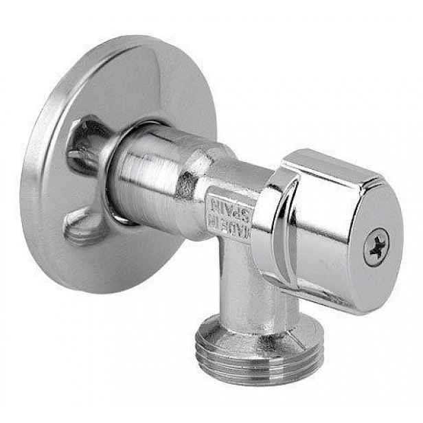 ARCO pračkový ventil L-85 1/2"x3/4", anticalc, chrom 728MN