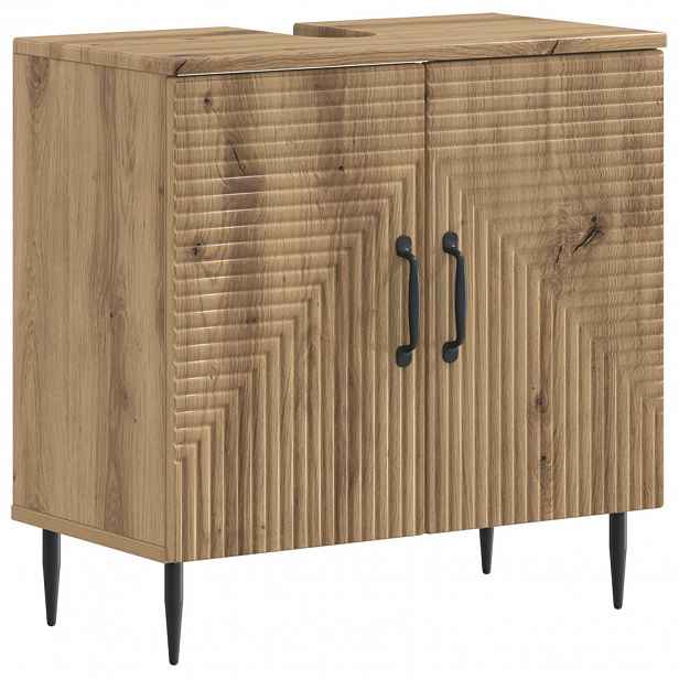 vidaXL Skříňka pod umyvadlo HAARLEM Dub artisan 59,5 x 31,5 x 59 cm