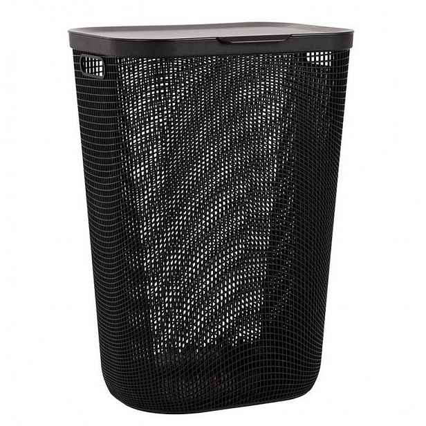 Koš na špinávé prádlo MY MESH antracit, 55 l
