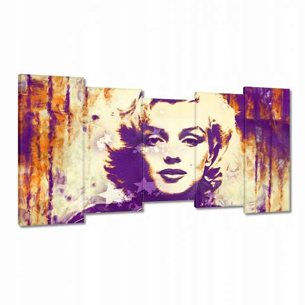Obrazy 150x80 Marilyn Monroe Fialová