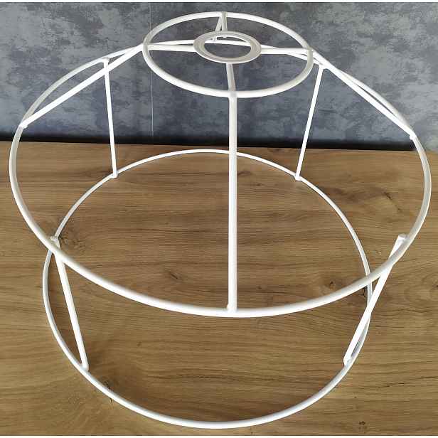 Rám závěsné lampy E27 40 cm H-30 cm válec velký kužel makramé