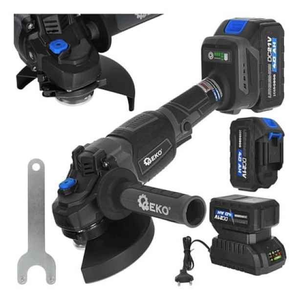 Úhlová Bruska Akumulátorová Bezkartáčová 125 MM 950 W 2X4.0AH 21V M14