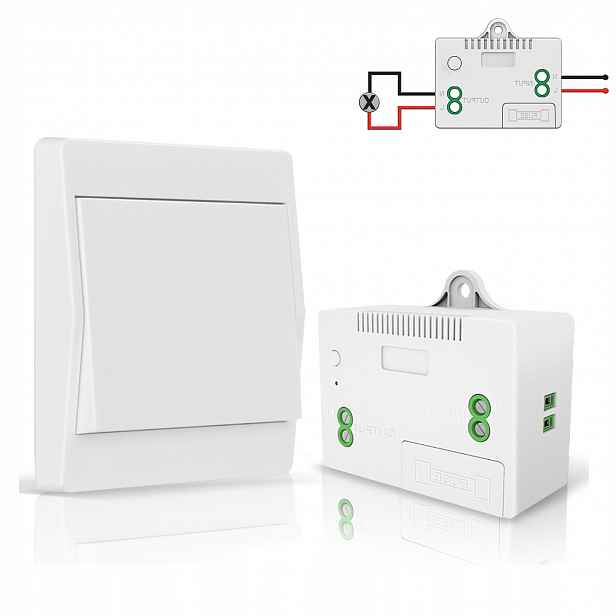 Bezdrátový spínač světla Rf 433 MHz, nástěnný vysílač