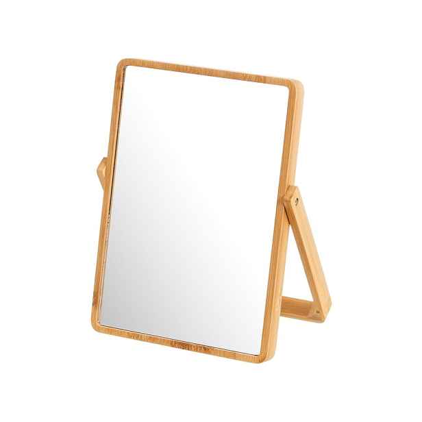 Kosmetické zrcadlo s bambusovým rámem 20x27 cm – Casa Selección
