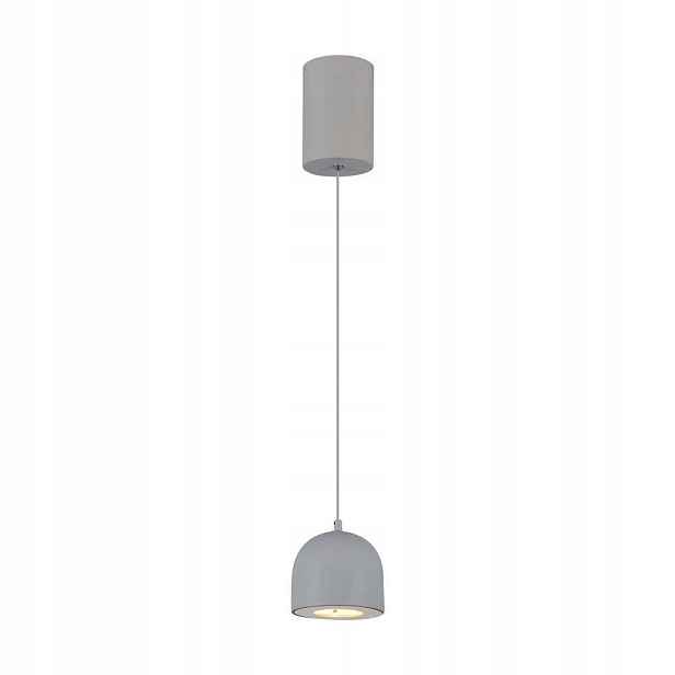 Závěsná Led bodová lampa šedá nad stůl, bar do jídelny 3000K V-tac