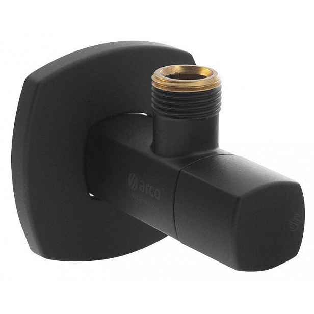 ARCO rohový ventil A-80 1/2"x3/8", anticalc, černá 202511