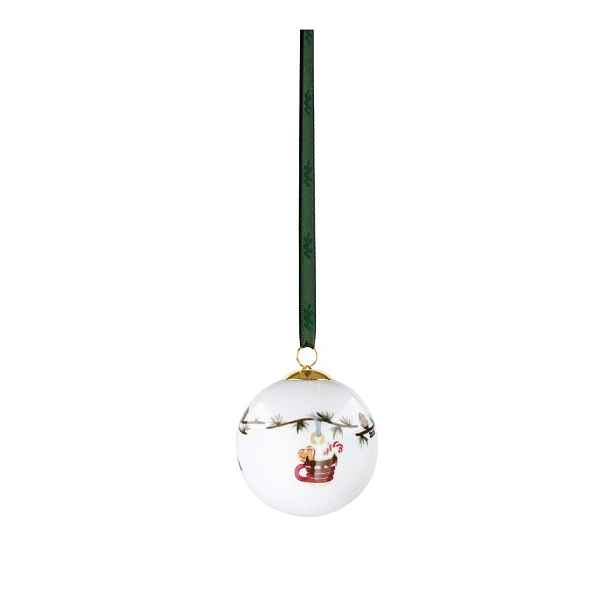 Porcelánová ručně malovaná vánoční ozdoba ø 6 cm Hammershøi Christmas – Kähler Design