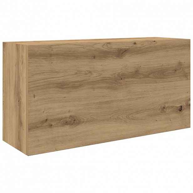 vidaXL Koupelnová nástěnná skříňka dub artisan 80x25x40 cm kompozit