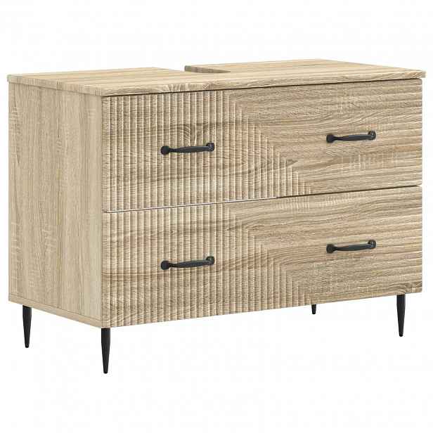 vidaXL Skříňka pod umyvadlo HAARLEM Dub sonoma 82 x 41 x 58,5 cm