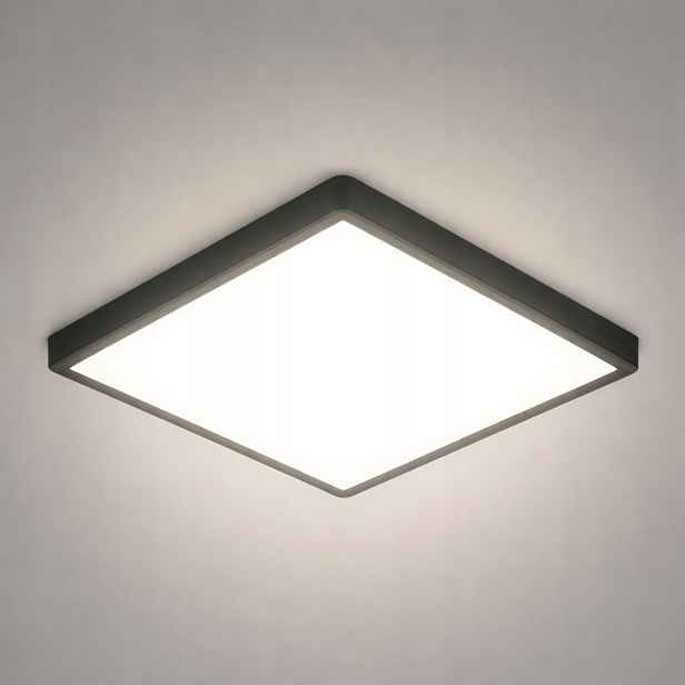 Koupelnové stropní svítidlo Led 36W, 4500K, IP40, černé