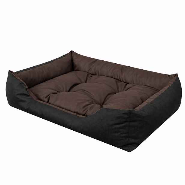 Pelíšek pro psy VELMON hnědý M, L, XL, XXL, XXXL Rozměr: XXXL-125x98 cm