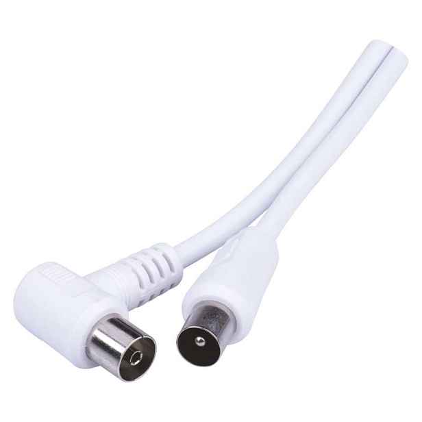 Kabel koaxiální anténní Emos 2,5 m úhlová