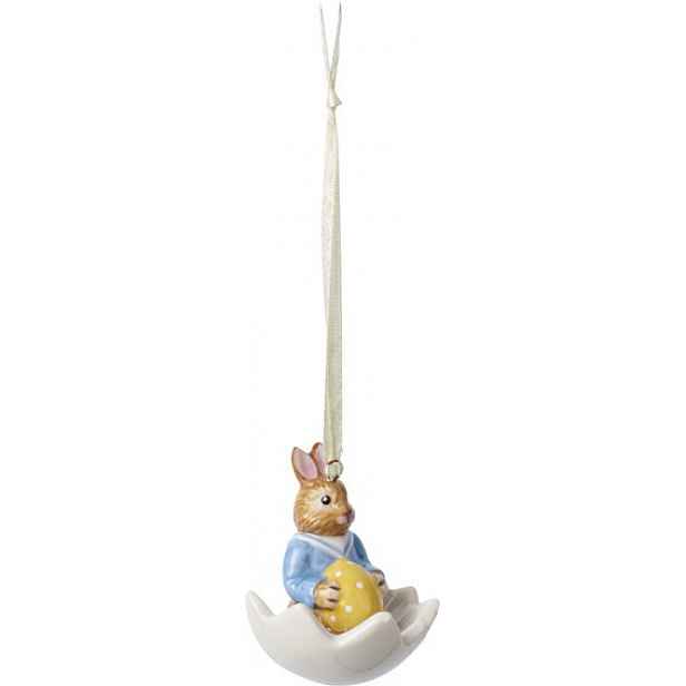 Villeroy & Boch Bunny Tales velikonoční závěsná dekorace, zajíček Max ve skořápce