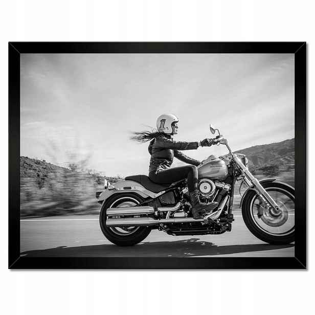 Plakáty v rámu 40x30 Harley Davidson Motocykl