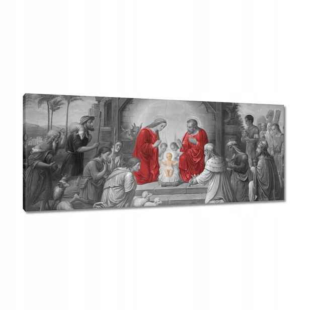 Obrazy 100x40 Svatá rodina červená