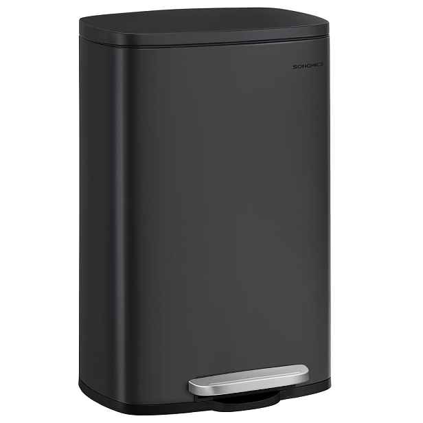 SONGMICS Odpadkový koš Doro 50 L černý