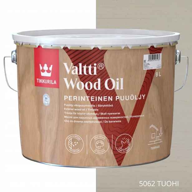 Tikkurila Valtti Wood Oil Olej Na Dřevo 9 L Barva 5062 Tuohi