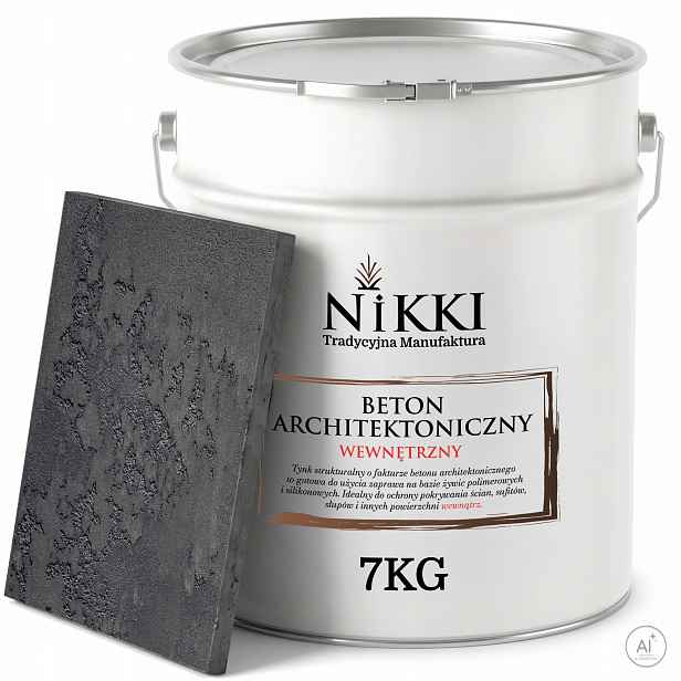Dekorativní omítka s Betonu strukturou, vnitřní 7 kg, Antracit, F267, výkonná