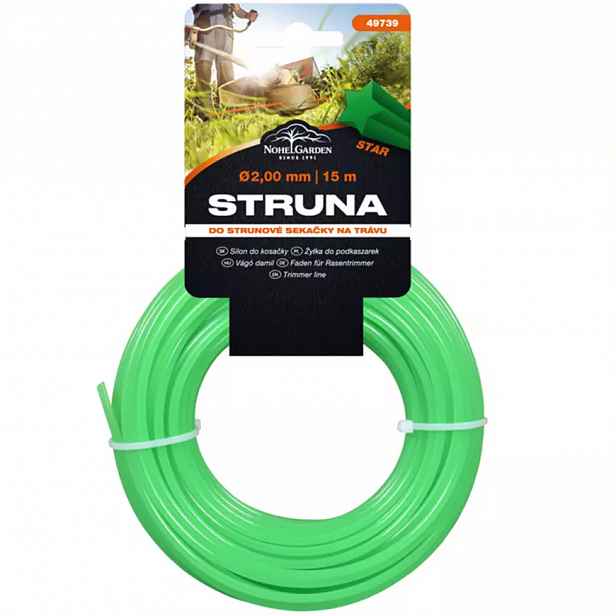 STRUNA DO SEKAČKY 2,00MM X 15M HVĚZDA