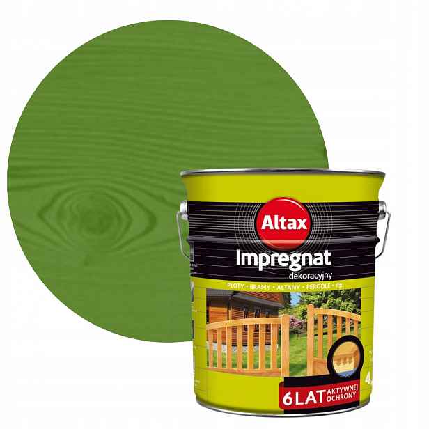 Altax Dekorační Impregnát 4,5 L Zelený