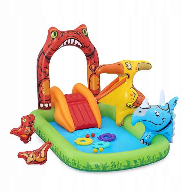 Bazén Dětské Hřiště Svět dinosaurů 241x140x137 cm Bestway