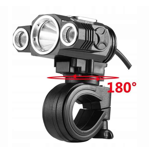 Čelová Svítilna Na Kolo 1x XM-L T6 Led 2xXPE Aku