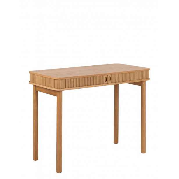 Dřevěný psací stůl do domácí kanceláře Langley (02749), dub