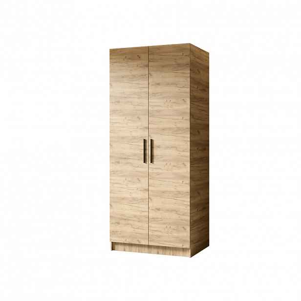 Kier Furniture ŠATNÍ SKŘÍŇ GOLD Dub Craft