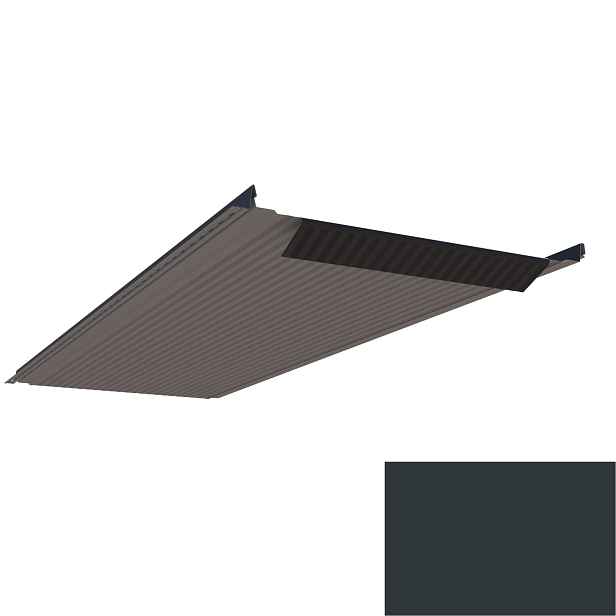 Krytina plechová LINEDEK 485 Micro SP 25 LESK 2G016 antracitově šedá BentCut