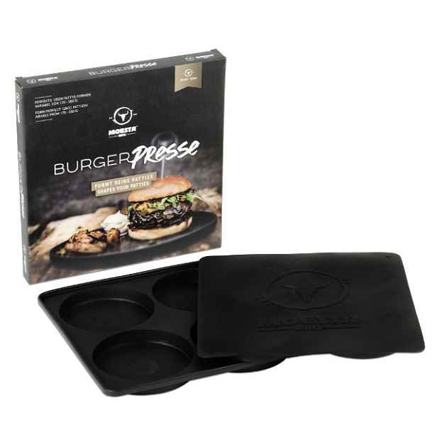 Moesta BBQ Silikonový lis na 4 hamburgery