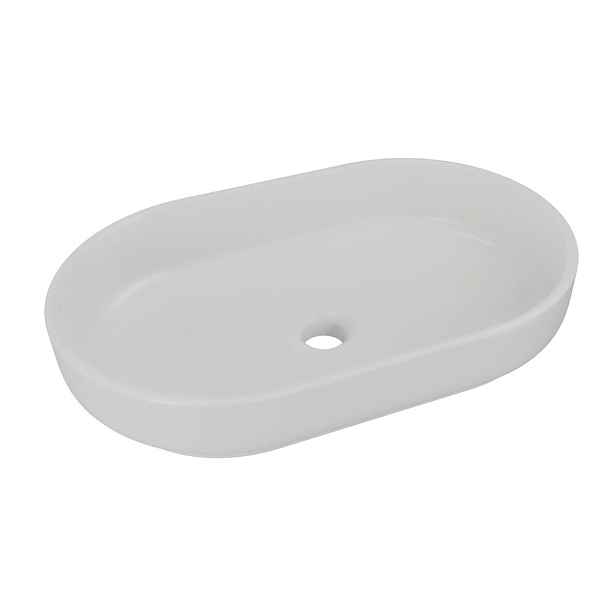 ArtCom Keramické umyvadlo RIVER 2 E-6594 ​​| šedý mat 55 x 35 cm
