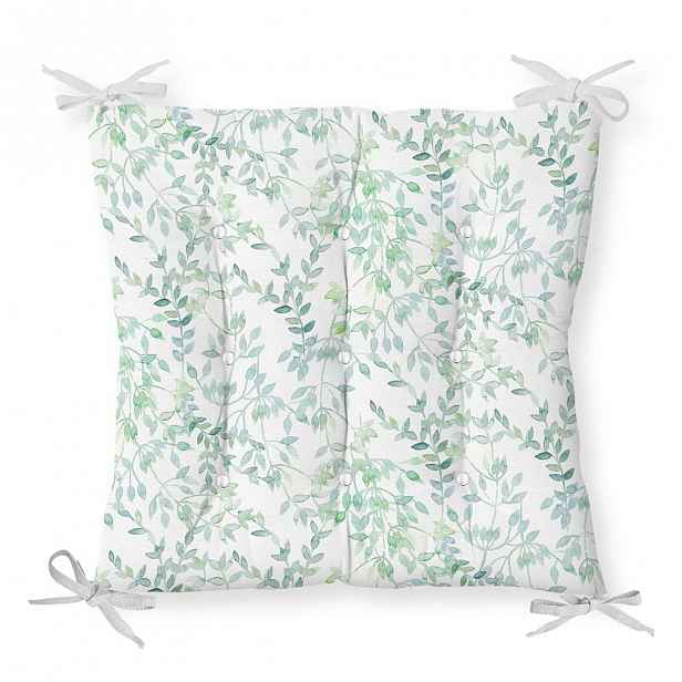 Podsedák s příměsí bavlny Minimalist Cushion Covers Delicate Greens, 40 x 40 cm