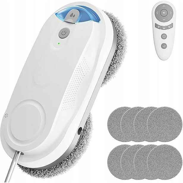 Robotický čistič oken Kki X3 72W Bílý Automatický sprej Lehký R13
