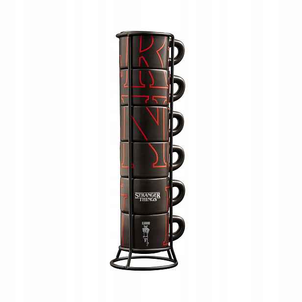 Stohované šálky Bialetti Stranger Things, 6 x 80 ml