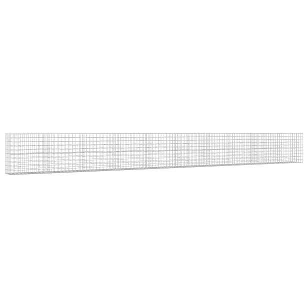 vidaXL Gabion s drátem 3,5 mm a síťkou 10x10 cm 1000x50x100 cm