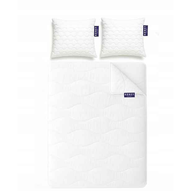 Komplet Celoroční Přikrývka 160x200 2x Polštáře 70x80 Antialergická z Polska