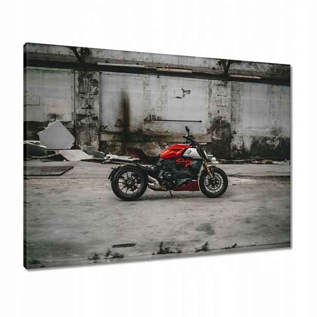 Obrazy 80x60 Červené Ducati Motocykl