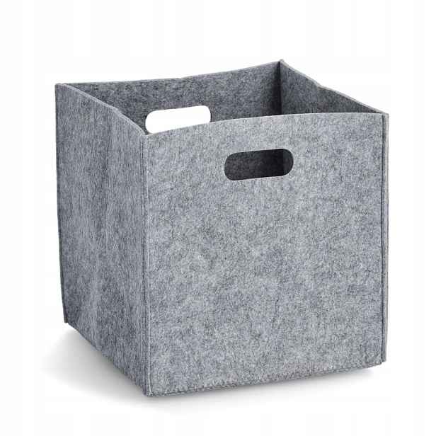 Zeller Úložný box do kallaxu filcový šedý 32x32x32cm