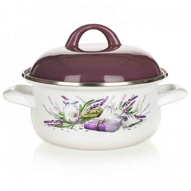 BANQUET 16 cm smaltovaný kastrol LAVENDER