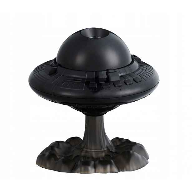 Projektor Ufo Led černý s dálkovým ovládáním Stolní lampa Projektor Noční Oblohy