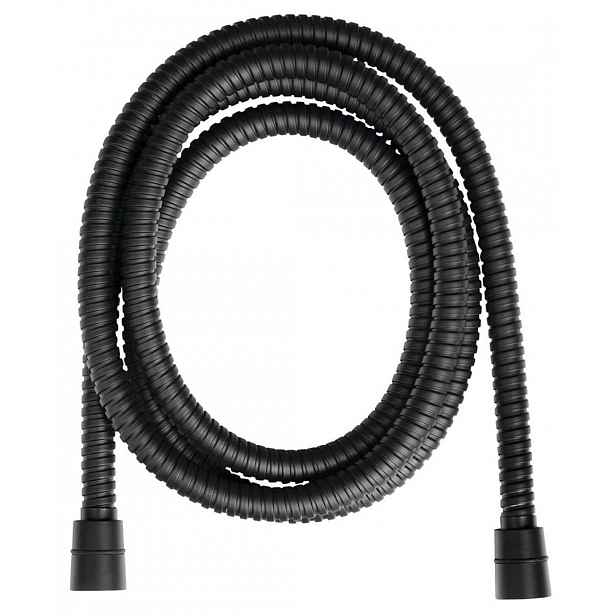 Sapho Powerflex - Sprchová hadice, 200 cm, matná černá FLEX200B